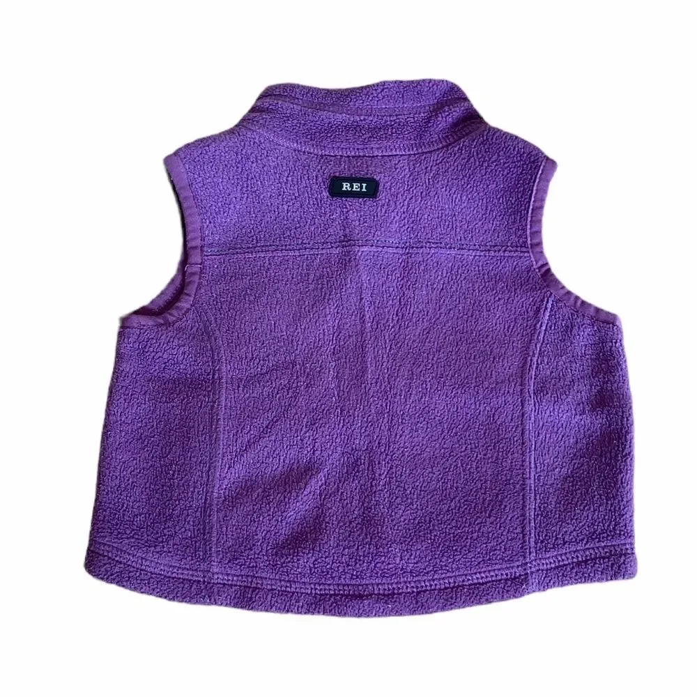 REI Purple Fleece Vest Size 18 Months